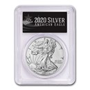 2020-W Burnished Silver Eagle SP-70 PCGS (First Day, Black Label) 2020-W Burnished Silver Eagle SP-70 PCGS (First Day, Black Label)