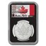 2020-W Canada 1 oz Burnished Maple Leaf Set MS-70 NGC (Taylor)