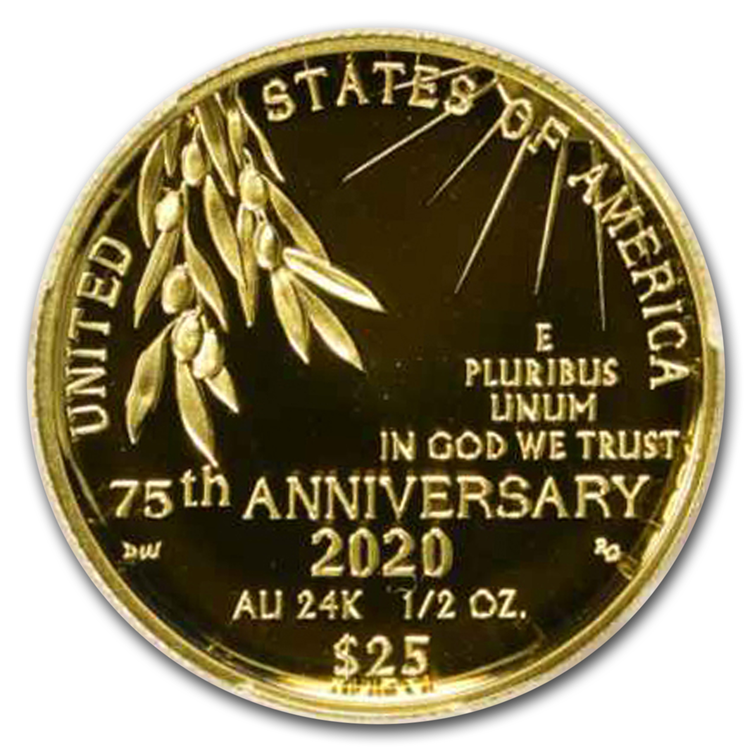 Buy 2020-W Gold World War II Anniversary PR-70 PCGS (FS, V75) | APMEX