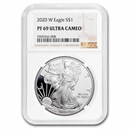 2020-W Proof American Silver Eagle PF-69 NGC