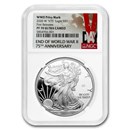2020-W Proof American Silver Eagle PF-70 NGC (FR, V75 Privy)