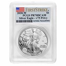 2020-W Proof American Silver Eagle PR-70 PCGS (FS, V75 Privy)