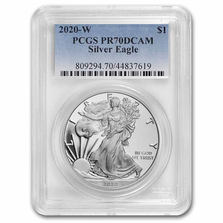 2020-W Proof American Silver Eagle PR-70 PCGS