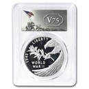(2020) World War II Silver Anniversary Medal PR-70 PCGS (FS, V75)