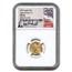 2021 1/10 oz American Gold Eagle (Type 2) MS-70 NGC (Everhart)