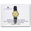 2021 1/10 oz Gold American Eagle Ladies Leather Band Watch