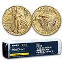 2021 1/10 oz Gold Eagle (50-Coin MDP® + PCGS FS® Tube, Type 2) 2021 1/10 oz Gold Eagle (50-Coin MDP® + PCGS FS® Tube, Type 2)