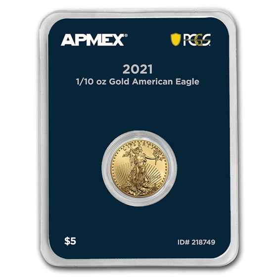 2021 1/10 oz Gold Eagle (Type 1) (MD® Premier + PCGS FS®)