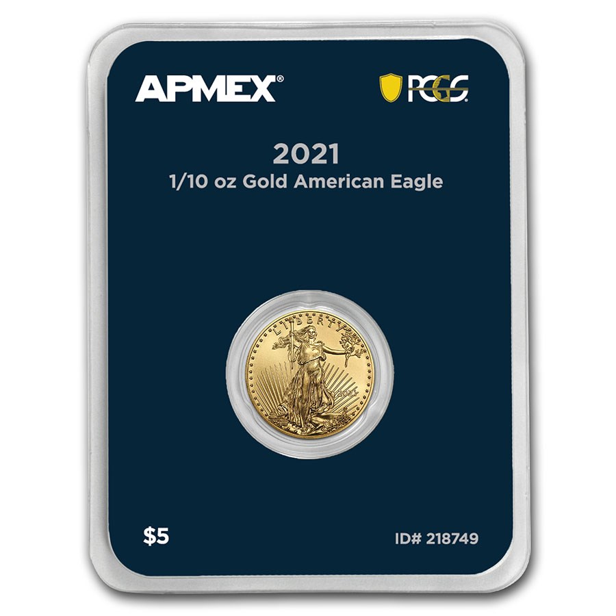 2021 1/10 oz Gold Eagle (Type 1) (MD® Premier + PCGS FS®)
