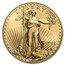 2021 1/10 oz Gold Eagle Type 2 - w/Green Merry Christmas Card