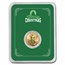 2021 1/10 oz Gold Eagle Type 2 - w/Green Merry Christmas Card