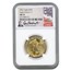 2021 1/2 oz American Gold Eagle (Type 2) MS-70 NGC (Everhart)