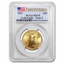 2021 1/2 oz American Gold Eagle (Type 2) MS-70 PCGS (FS®) 2021 1/2 oz American Gold Eagle (Type 2) MS-70 PCGS (FS®)