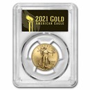 2021 1/2 oz Gold Eagle (Type 2) MS-70 PCGS (FirstStrike®, Black)