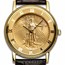 2021 1/4 oz Gold American Eagle Leather Band Watch