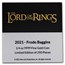 2021 1/4 oz Gold Coin $25 The Lord of the Rings: Frodo Baggins