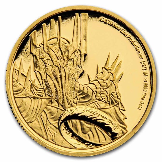 2021 1/4 oz Gold Coin $25 The Lord of the Rings: Sauron 2021 1/4 oz Gold Coin $25 The Lord of the Rings: Sauron