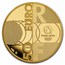 2021 1/4 oz Pf Gold €50 Paris 2024 Olympics: Handover From Tokyo