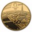 2021 1/4 oz Pf Gold €50 Paris 2024 Olympics: Swimming