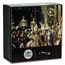 2021 1/4 oz Pf Gold €50 The Louvre (The Coronation by David)