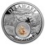 2021 1 oz Ag Treasures of the U.S. Delaware Seashells (Box/COA)