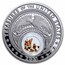 2021 1 oz Ag Treasures of the U.S. Georgia Peach Pits (Box/COA)