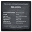 2021 1 oz Ag Treasures of the U.S. Illinois Fluorite (Box/COA)