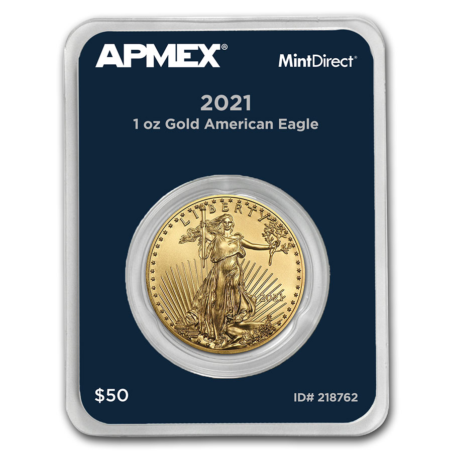 Buy 2021 1 oz American Gold Eagle (MintDirect® Single) | APMEX