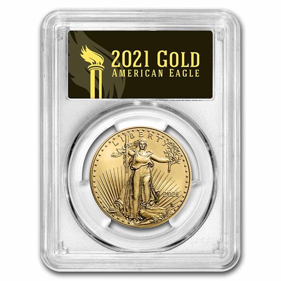 2021 1 oz American Gold Eagle (Type 2) MS-70 PCGS (FS, Black) 2021 1 oz American Gold Eagle (Type 2) MS-70 PCGS (FS, Black)