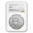 2021 1 oz American Platinum Eagle MS-70 NGC