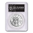 2021 1 oz American Platinum Eagle MS-70 PCGS (FDI, Black Label)