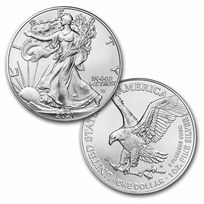 2021 1 oz American Silver Eagle Coin BU (Type 2)