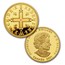 2021 1 oz Gold $200 Relics of New France: Louis XIV 2-Coin Set