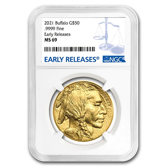 2021 1 oz Gold Buffalo MS-69 NGC (Early Releases)