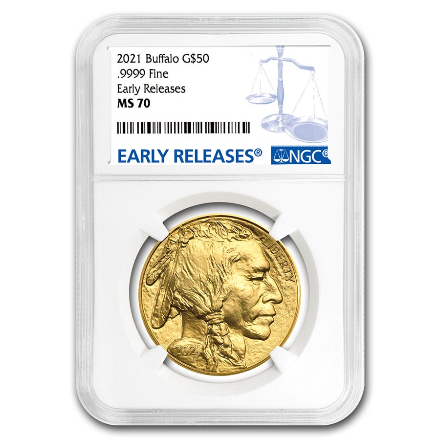 2021 1 oz Gold Buffalo MS-70 NGC (Early Releases)