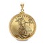 2021 1 oz Gold Eagle Pendant (Diamond-ScrewTop Bezel)