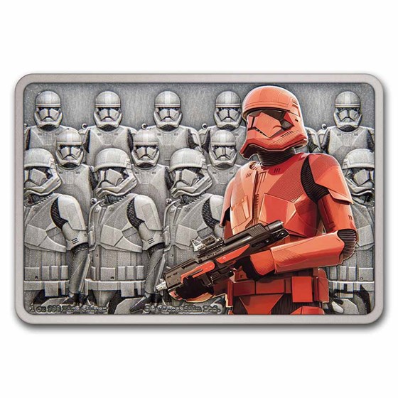 2021 1 oz Silver $2 Star Wars Guards of the Empire: Sith Trooper 2021 1 oz Silver $2 Star Wars Guards of the Empire: Sith Trooper
