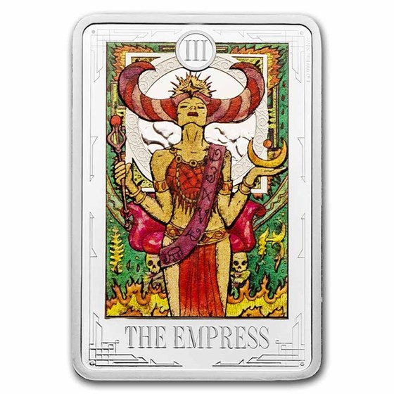 2021 1 oz Silver $2 Tarot Cards: The Empress 2021 1 oz Silver $2 Tarot Cards: The Empress