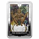 2021 1 oz Silver $2 Tarot Cards: The Hierophant