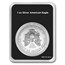2021 1 oz Silver American Eagle - w/American Flag Card