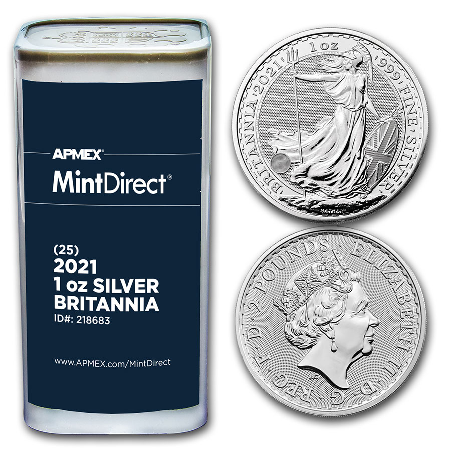 Buy 2021 Great Britain 1 oz Silver Britannia BU | APMEX