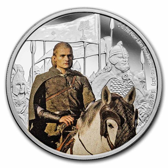 2021 1 oz Silver Coin $2 The Lord of the Rings: Legolas