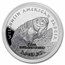 2021 1 oz Silver State Dollars Wisconsin American Badger