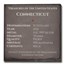 2021 1 oz Silver Treasures of the U.S. Connecticut Mica (Box/COA)