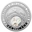 2021 1 oz Silver Treasures of the U.S. Iowa Quartz (Colorized)