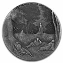 2021 2 oz Ag Coin - Biblical Series (Jesus Praying in the Garden)