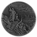 2021 2 oz Silver Coin Biblical Series (St. Paul Shipwrecked)