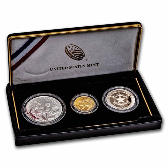 2021 3-Coin Law Enforcement Commemorative Proof Set (w/Box & COA) 2021 3-Coin Law Enforcement Commemorative Proof Set (w/Box & COA)