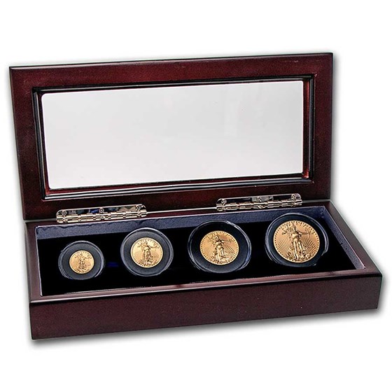 2021 4-Coin American Gold Eagle Coin Set BU (Type 1) 2021 4-Coin American Gold Eagle Coin Set BU (Type 1)