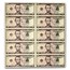 2021 (A-Boston) $5.00 FRN CU (Fr#1999-B) 10 Uncut sheet